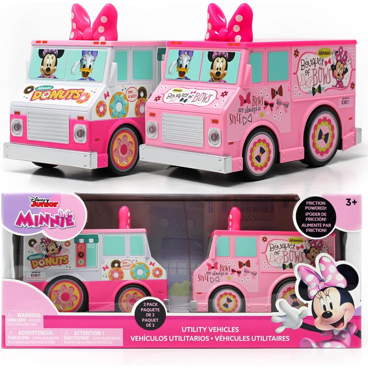 Minnie 6 inch Friction Truck 2 Pack