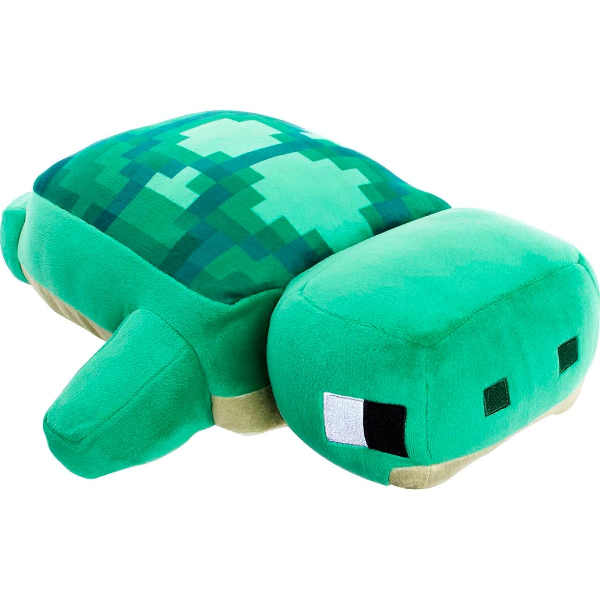 Large Turtle Plush, Video-Game Character 12-in Floppy Soft Doll, Collectible Toy Gift for Ages 3 Years & Older