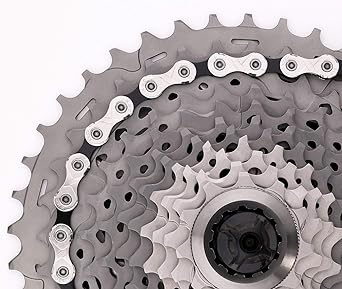 KMC Bicycle Chain X10 SILVER/BLACK-N 122 Links 10SPEED 60884