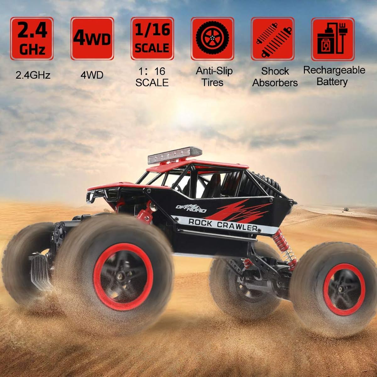 RC Car (Golden & Red)