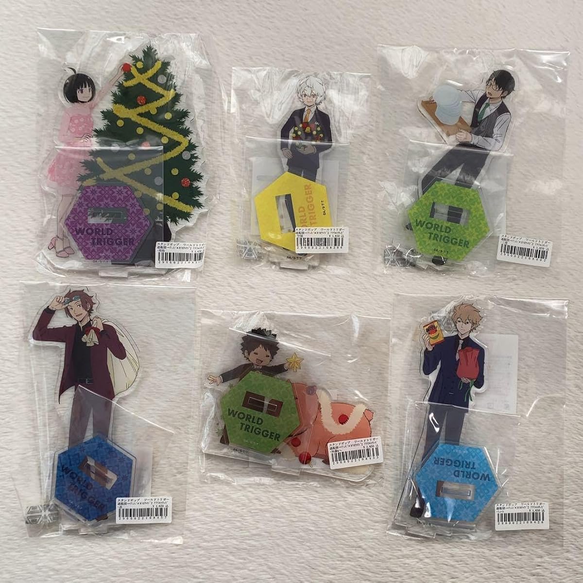 "World Trigger" x Karaoke no Tetsujin Acrylic Stand Set of 6 C