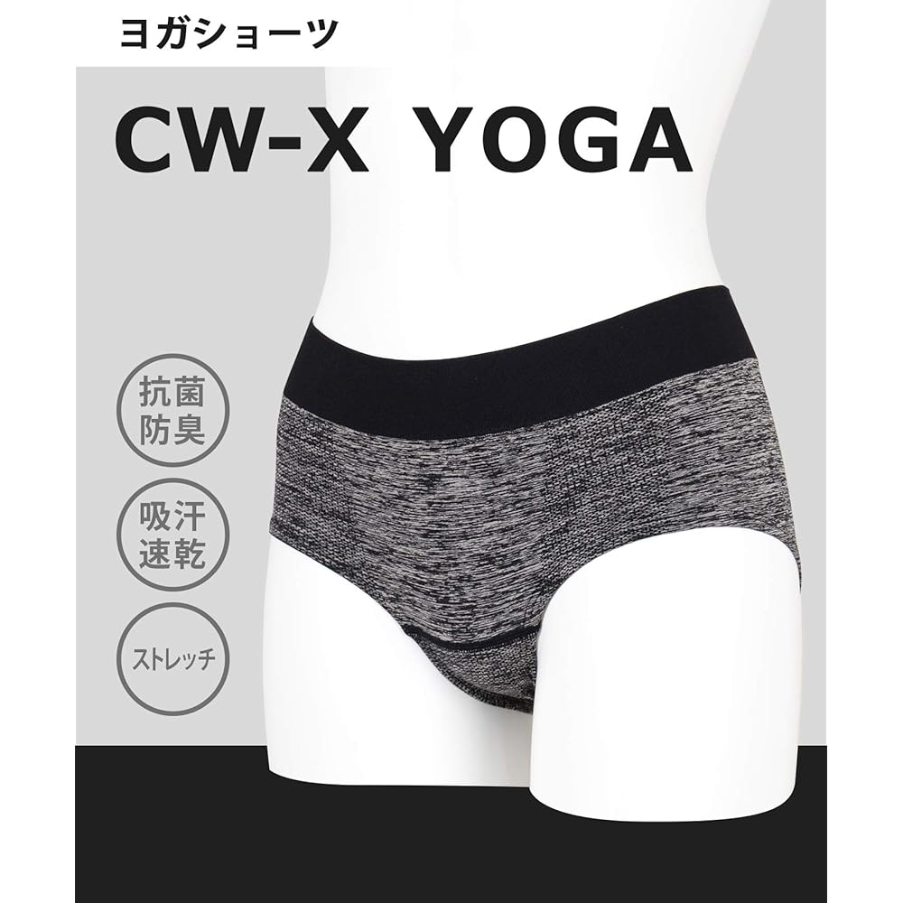 [CEDA Blue X/Wacoal] Sports Shorts, Half Length, Sweat Absorbent, Quick Drying, Stretch, Antibacterial and Odor Resistant AEY196 Women's