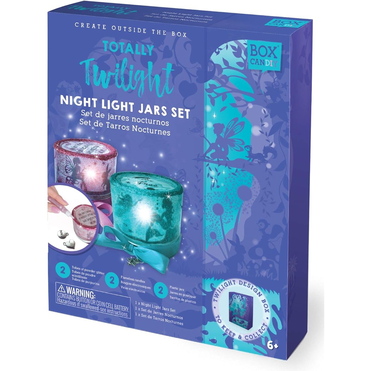 Box Candiy Totally Twilight Inspiration Fairy and Mermaid Night Light Set