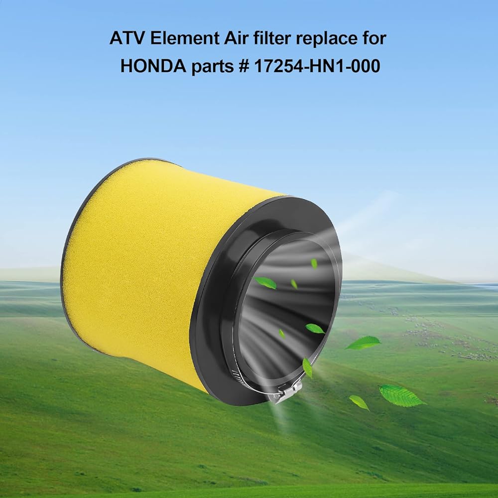 LCGLY Air Filter 17254-HN1-000 Honda Foreman 500 TRX500F Rincon Pioneer 500 700 Rubicon 650 Rancher 420 Sportrax 400 TRX400EX TRX400X TRX500FA TRX500FE 00FM TRX. 650FA SXS500M SXS700M 2x4