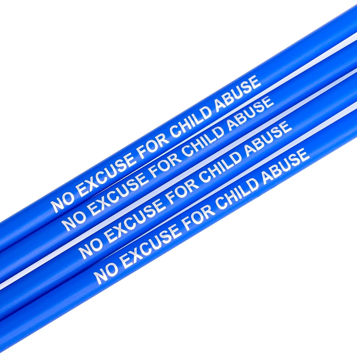 Muka No Excuse for Child Abuse Blue Windmills, 12" Tall, 7" Diameter, 100% Recyclable, 25 Count