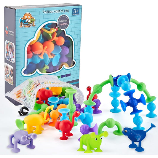 Animal Suction Cup Toys for Kids Baby Bath Toys Window Toys