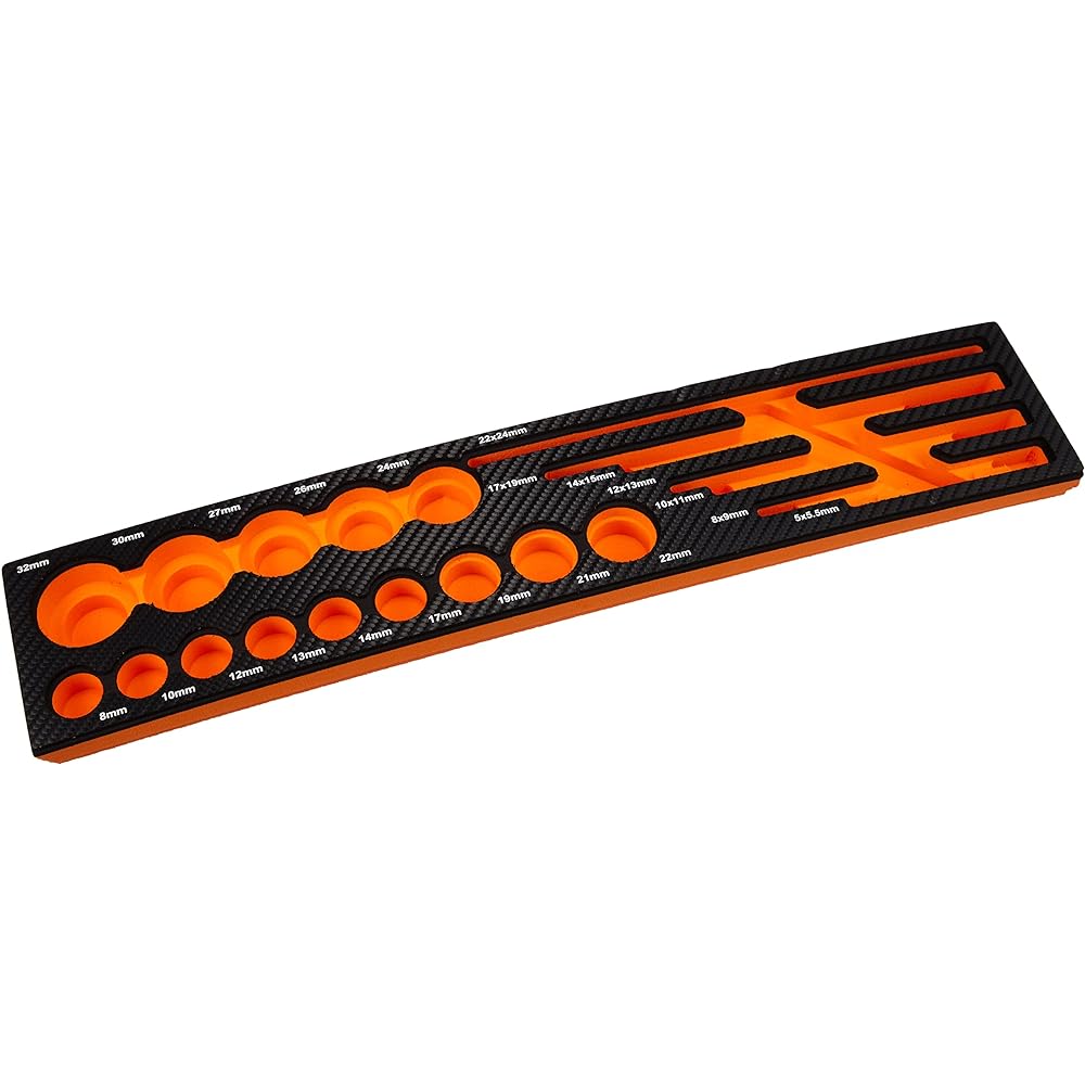 TRUSCO EVA foam black x orange for 3-tier cabinet TIT62SBKF3