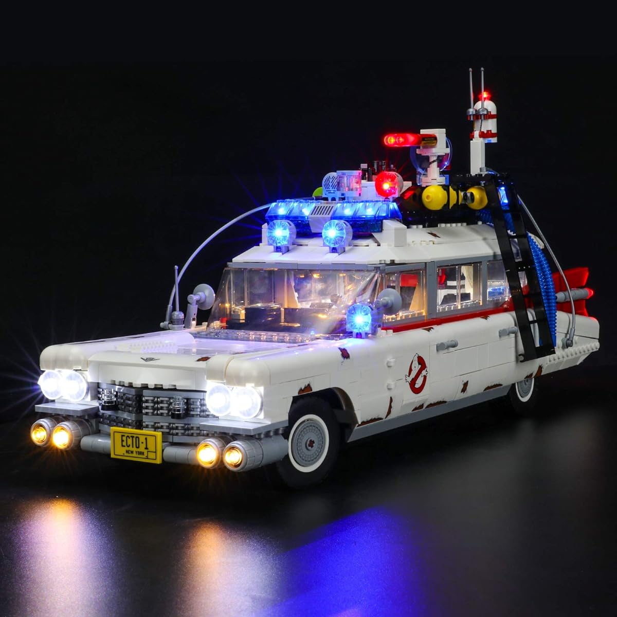BRIKSMAX LED Light Kit for Creator Expert Ghostbusters ECTO-1 - Compatible with Lego 10274 (LEGO Set Not Included)