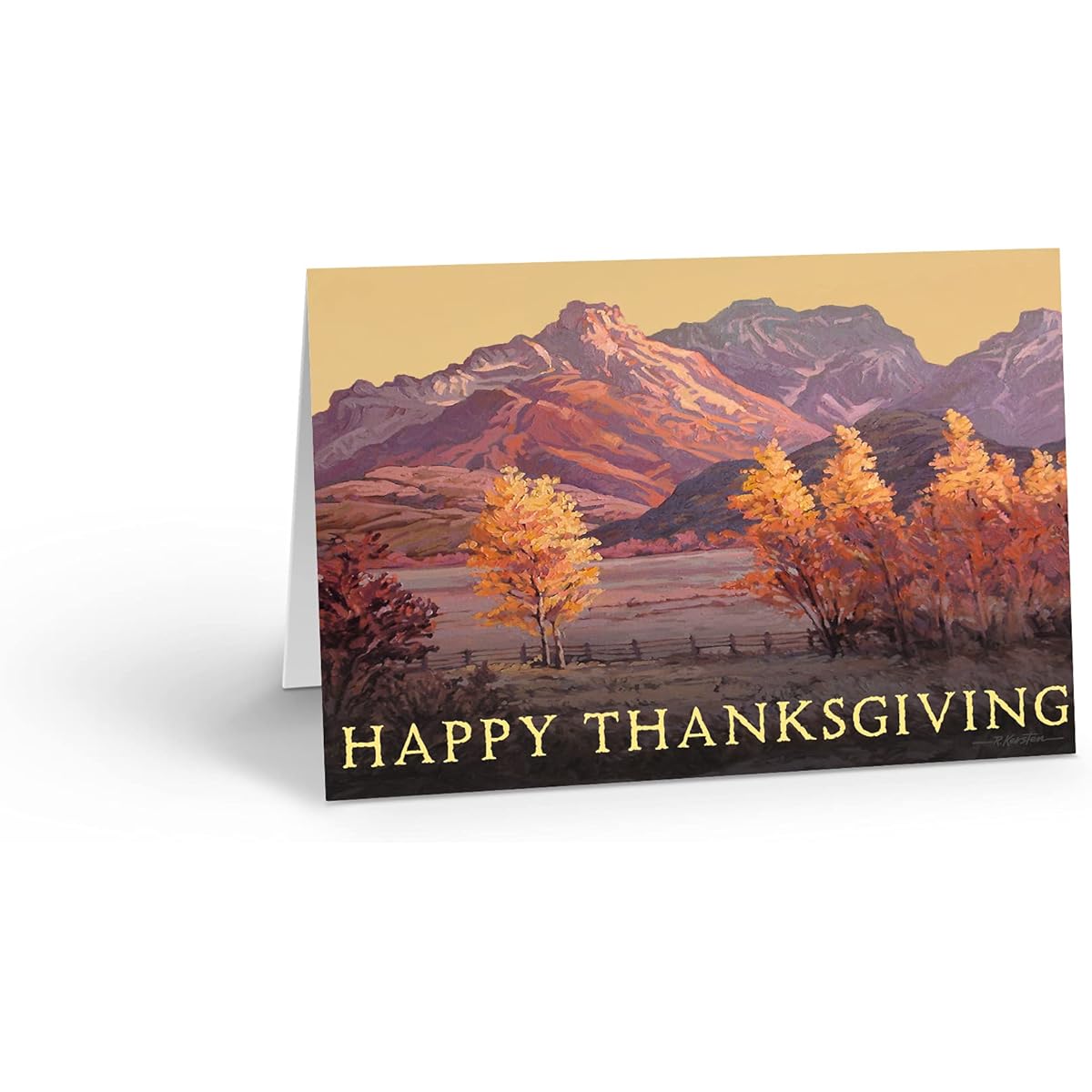 Fall Thanksgiving Cards - 18 Thanksgiving Greeting Cards - Thanksgiving Box Set (Fall)