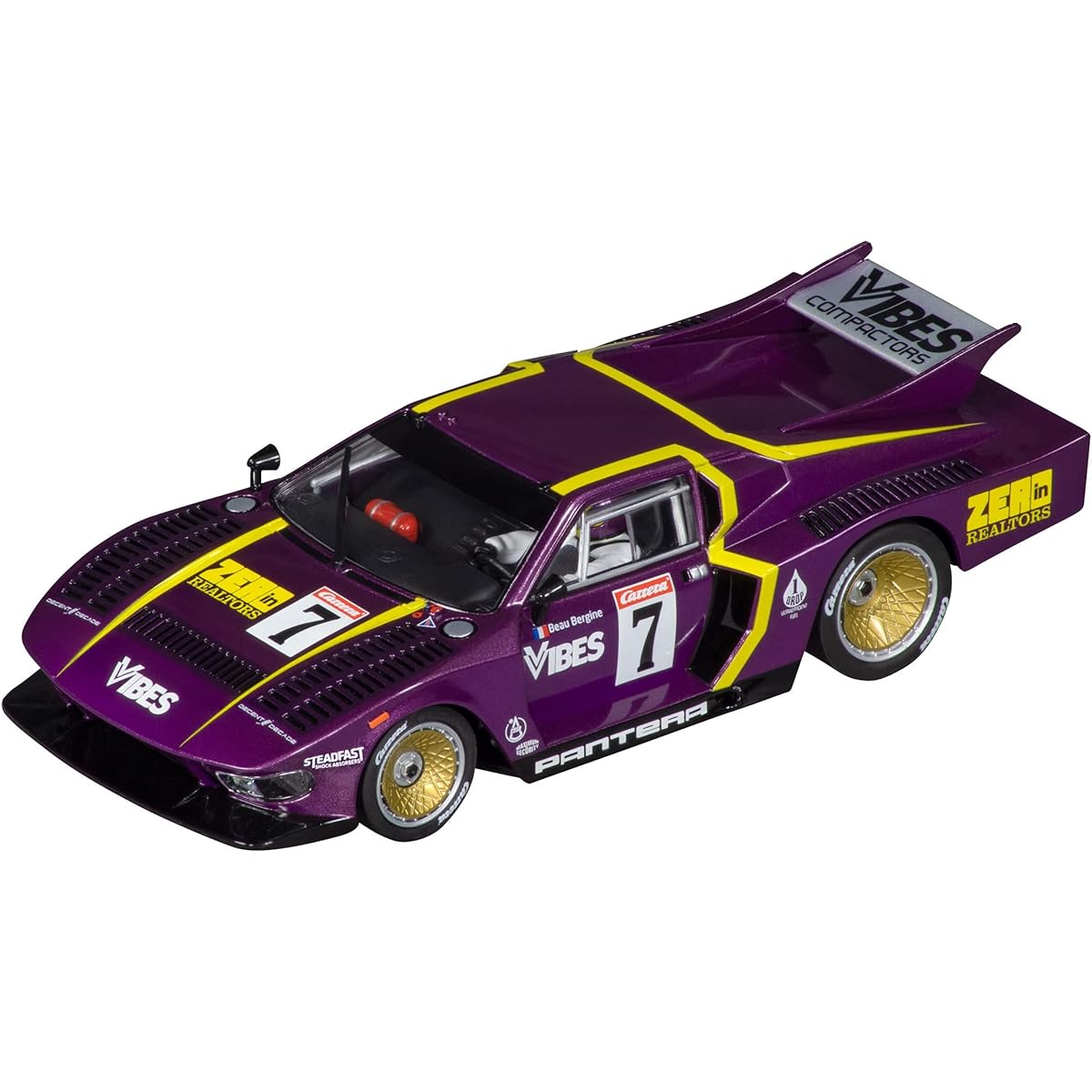 Carrera 31044 De Tomaso Pantera No.7 1:32 Scale Digital Slot Car Racing Car Digital Slot Car Race Track