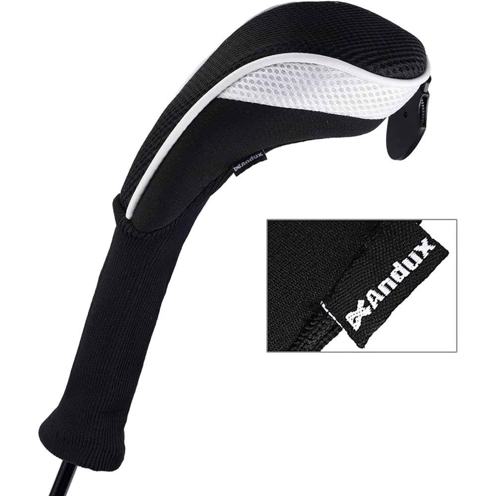 Andux Long Neck Golf Hybrid Club Head Covers with Replaceable Number Tags Set of 3 CTMT-01
