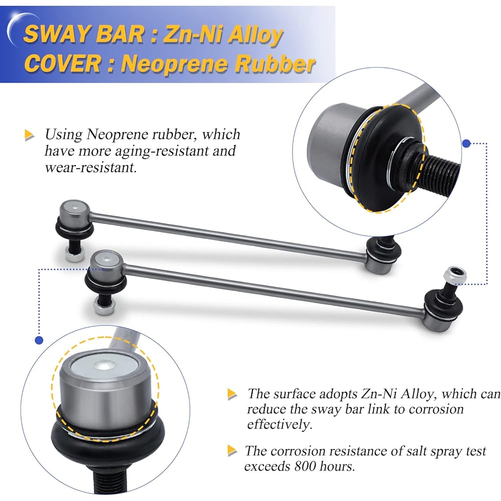 Zinc Nickel Alloy Stabilizer Sway Bar Link