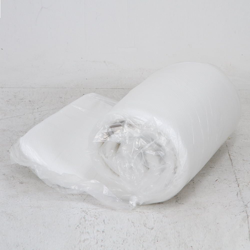 Fuji Boeki Memory Foam Mattress Double with Rubber on Four Corners Thickness 4cm White 37402