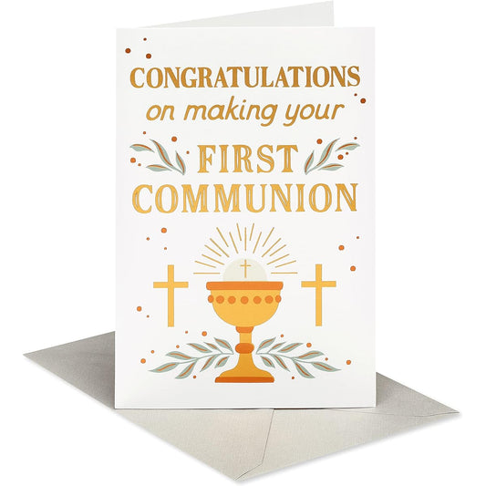 American Greetings First Communion Card (Grace and Blessings)