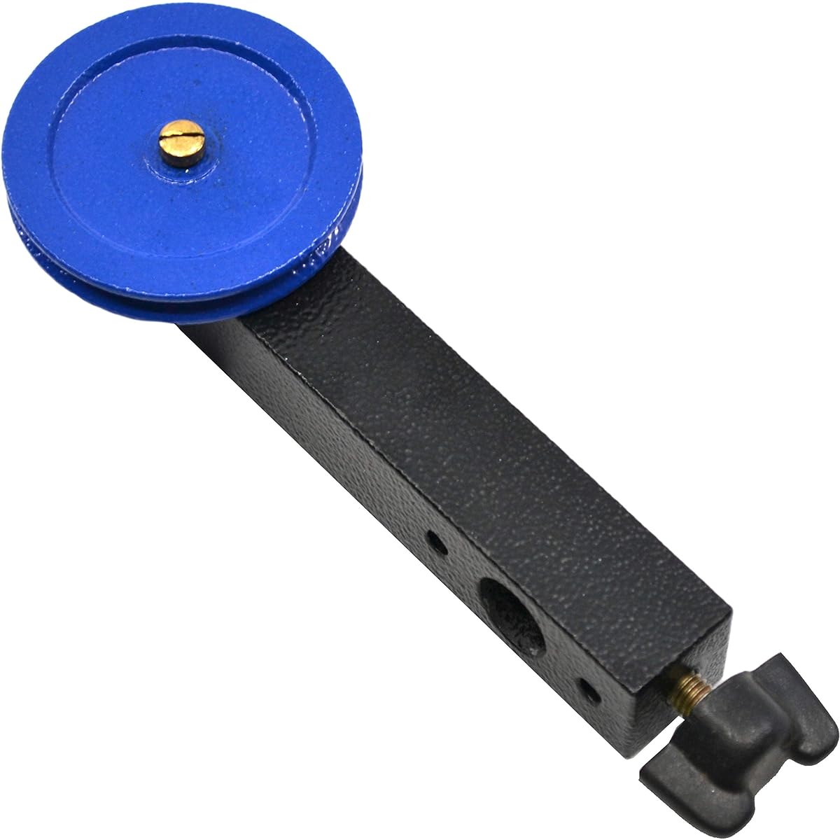 Eisco Labs Aluminum Mount Pulley 2" (50mm) Diameter for Rods up to 13mm Diameter Tapped Hole