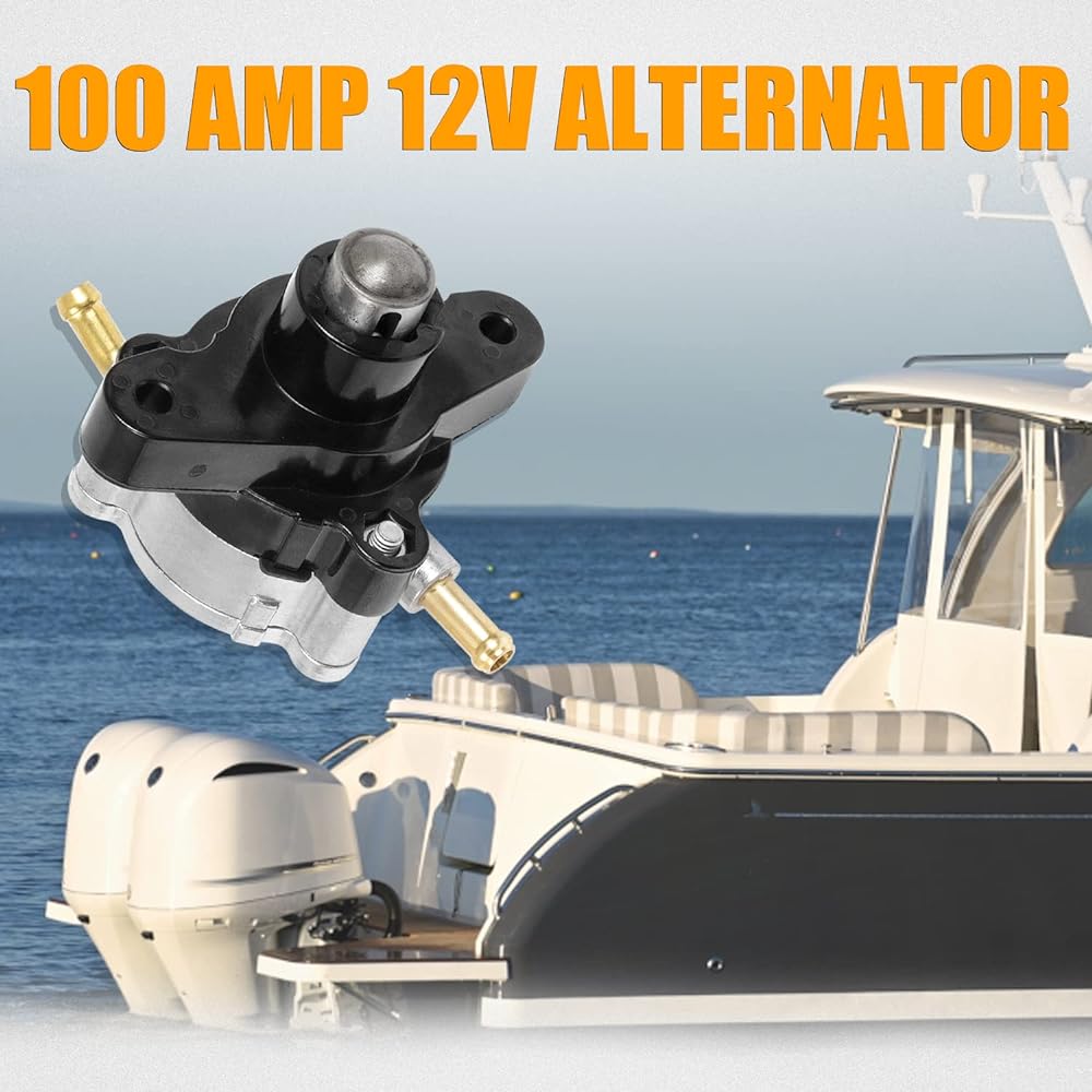 Fuel Pump Compatible with 2000-Up Yamaha 4-Stroke Outboard F75 F80 F90 F100 F115 LF115 HP Engine 68V-24410-00-00 6D8-24410-00-00