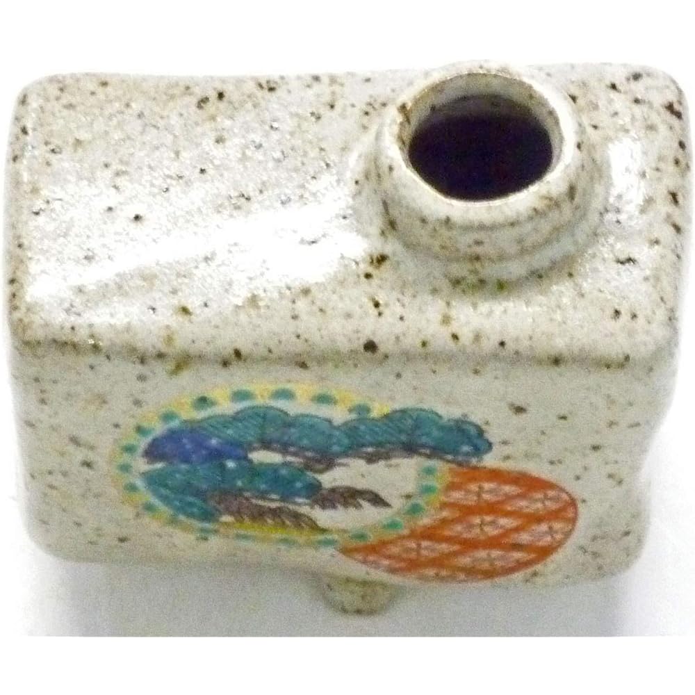 Kutani ware [single flower vase] Kanamaru Shochikubai