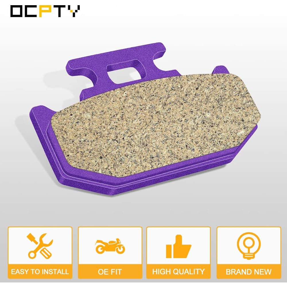 OCPTY Carbon Fiber Brake Pads 2008 2009 2011 12 2013 Yamaha Rhino 700 YXR700FSP 4x4 Sport Edition FI 2008 Yamaha Rhino 700 YXR700FSP2 4x4 Special Edition II FI