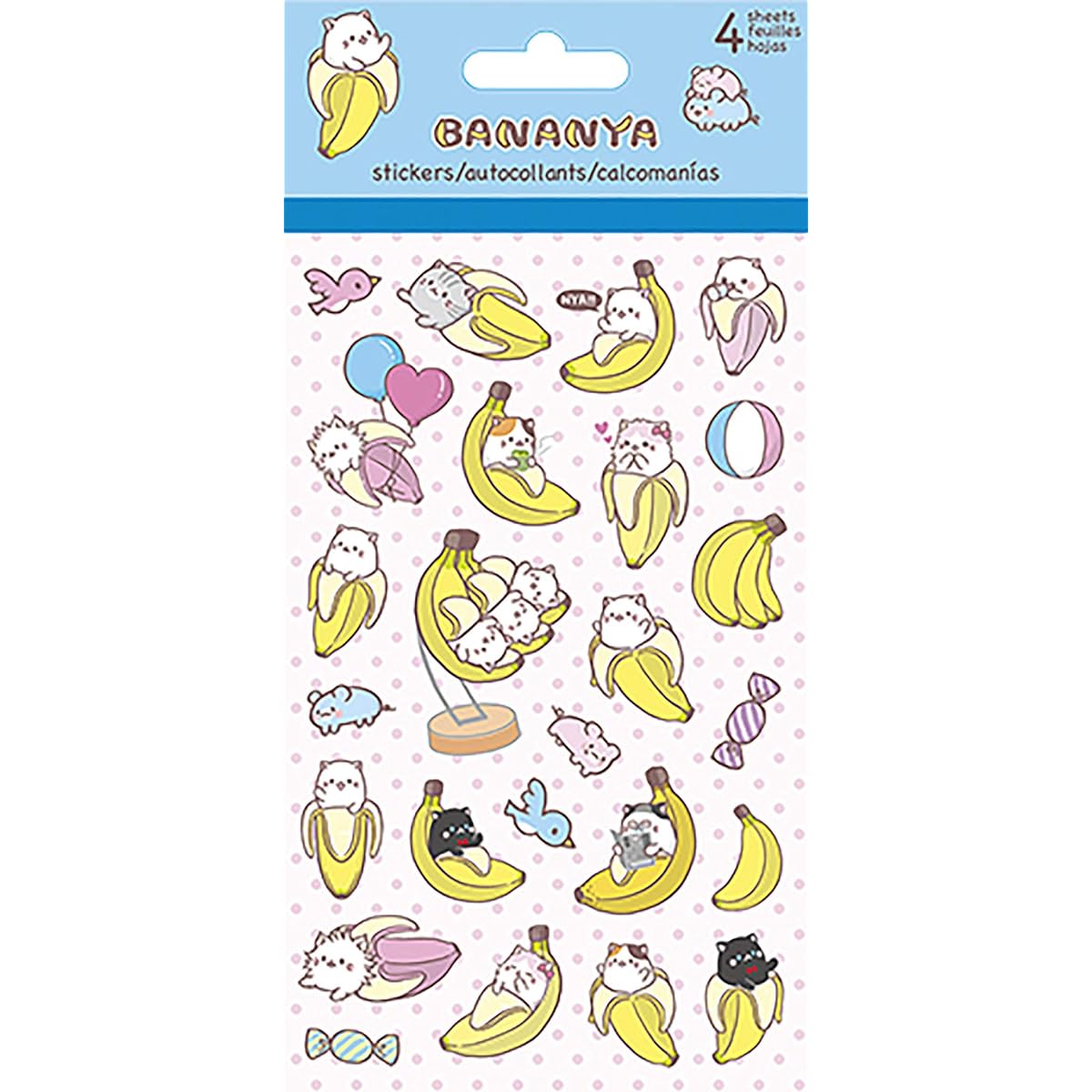 Bananiya Standard 4 sheets 5 pack 5" ST4091