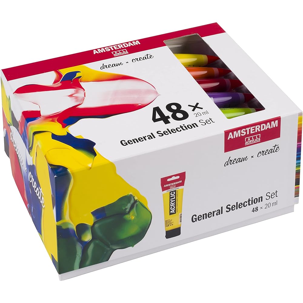 Amsterdam Royal Talens Amsterdam Standard Series Acrylic Color 20ml Tube Set of 48 General Selection (17820448)
