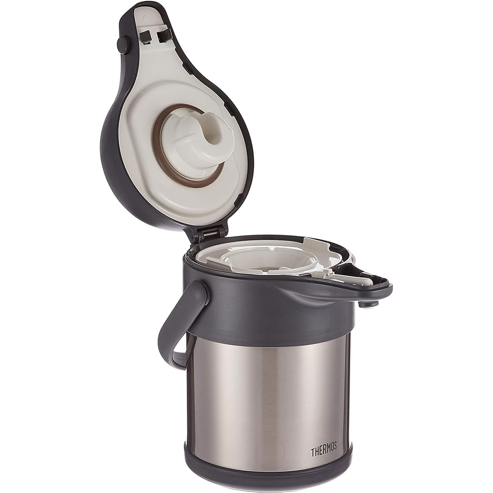 Thermos Stainless Air Pot 2.2L Stainless Black TAH-2200 SBK