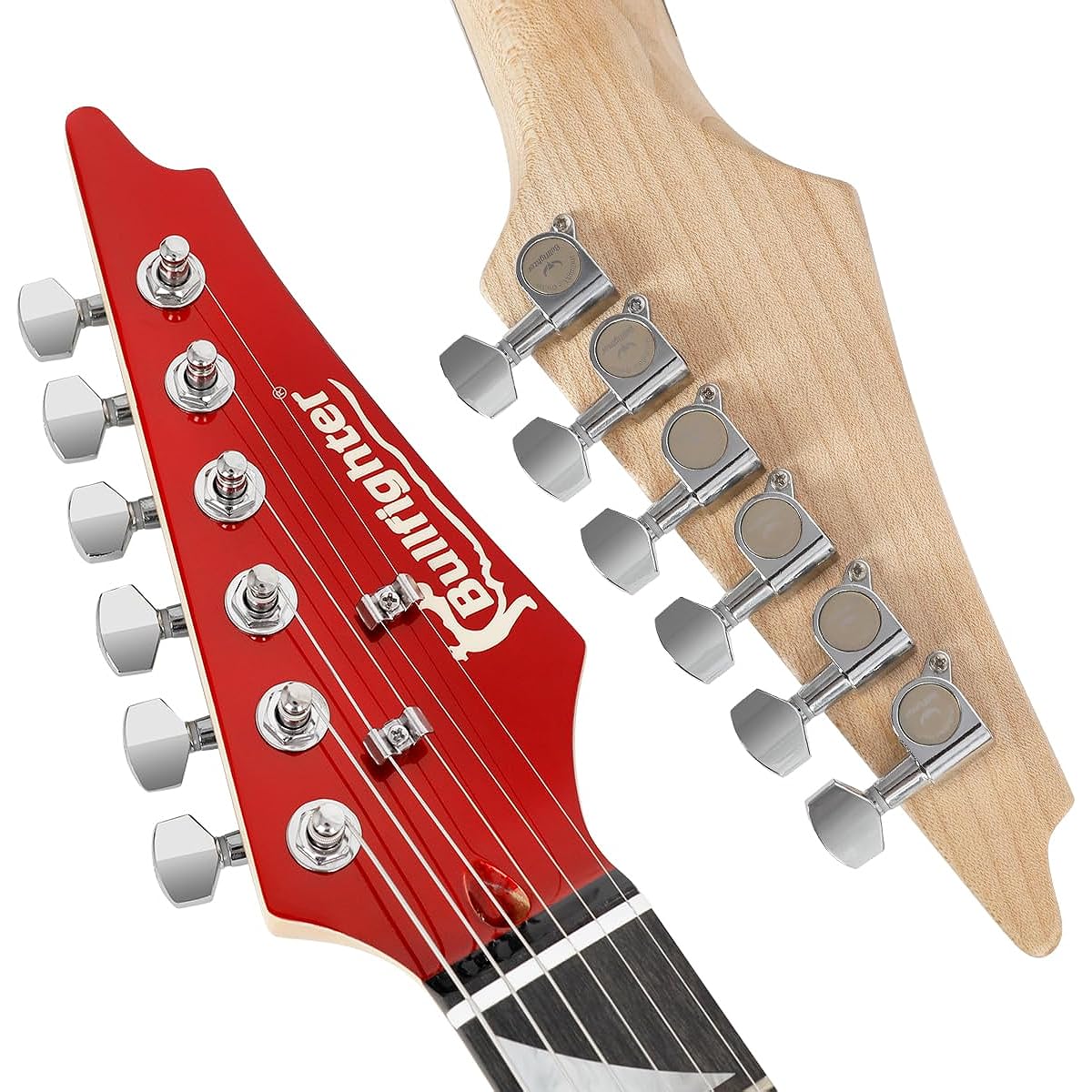 Bullfighter Electric Guitar Electric Acoustic ST Single Shake Adult Beginner Instrument Rock Professional Performance Electric Guitar Set (D-150 RED)