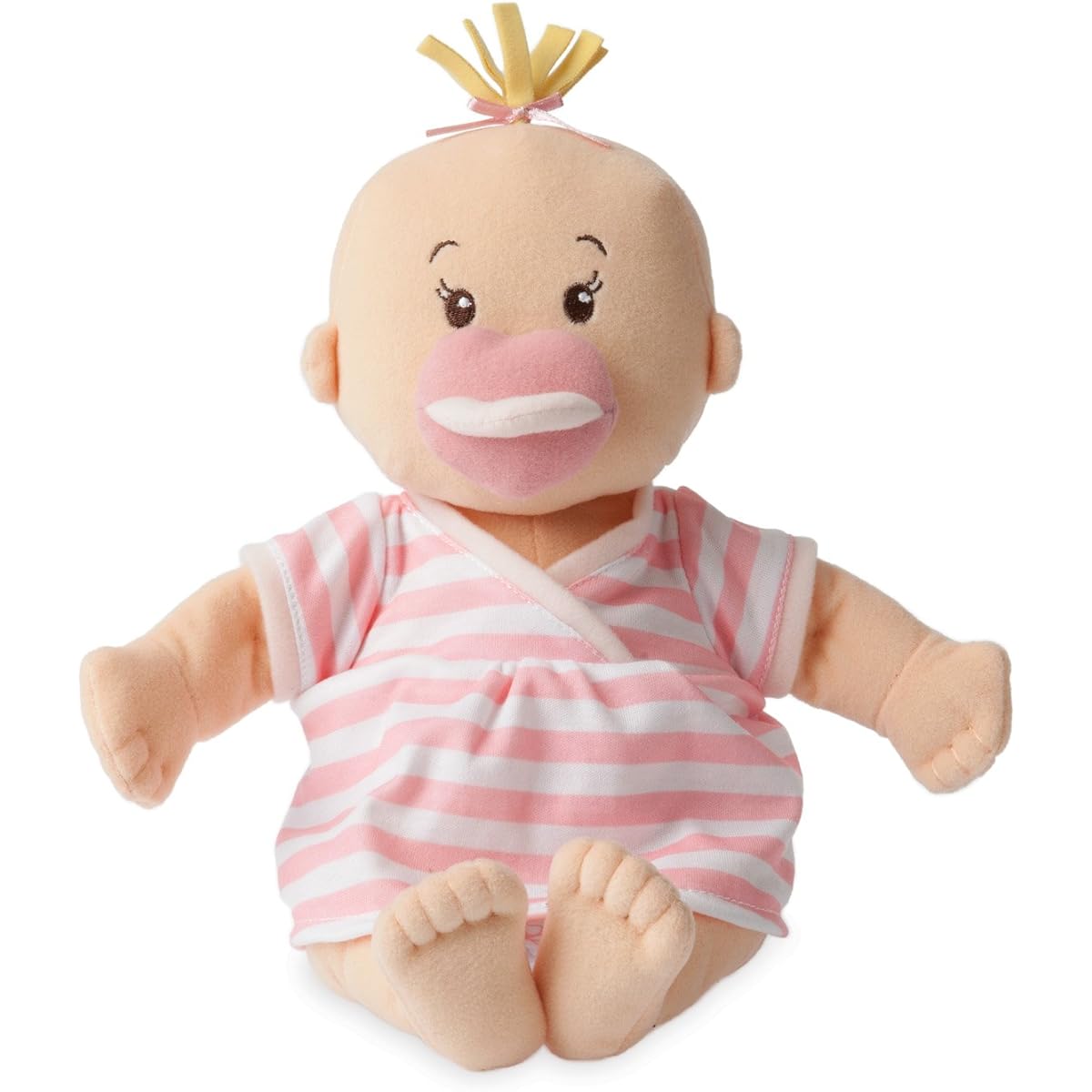 Manhattan Toy Baby Stella Soft First Baby Doll, Ages 1+, 15 Inch, Peach