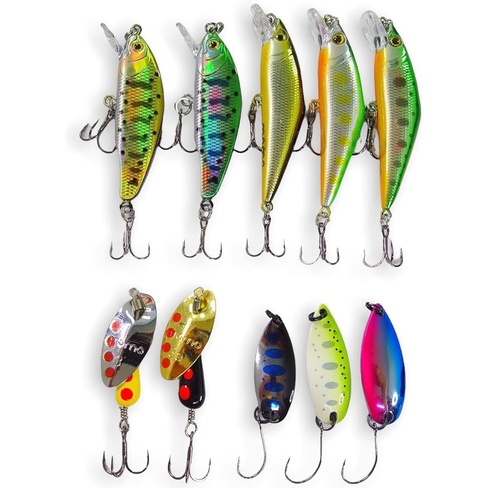momo lure mountain stream trout fishing spot direct reversible box set beginner high grade assortment set