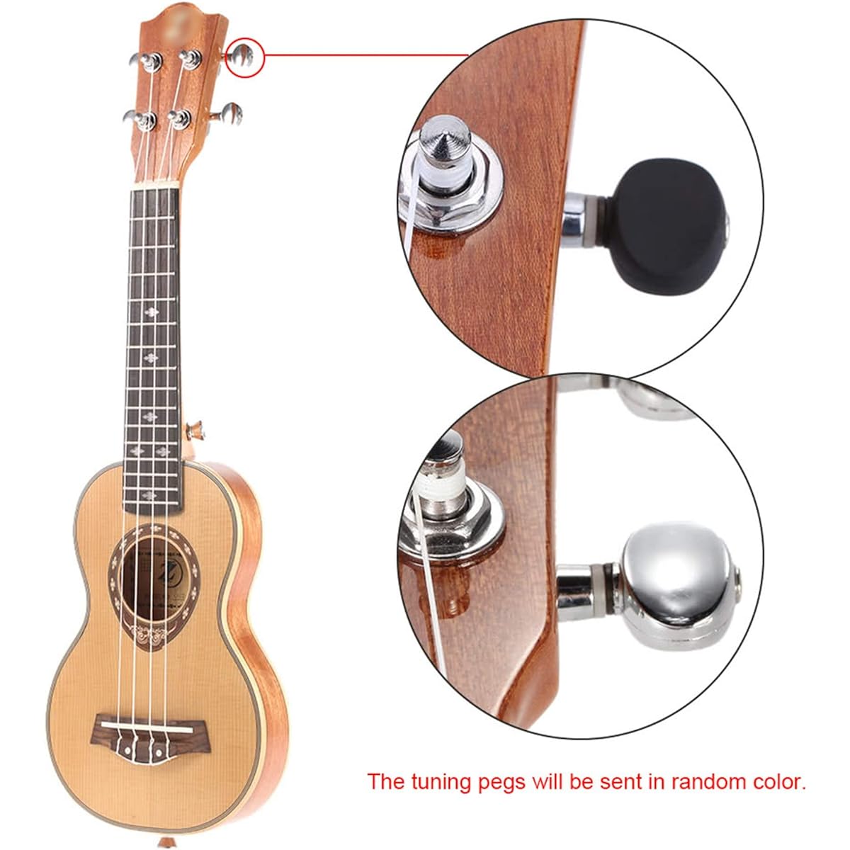 Ukulele 21 inch Soprano Spruce 42mm Ukulele Gift Slim Design
