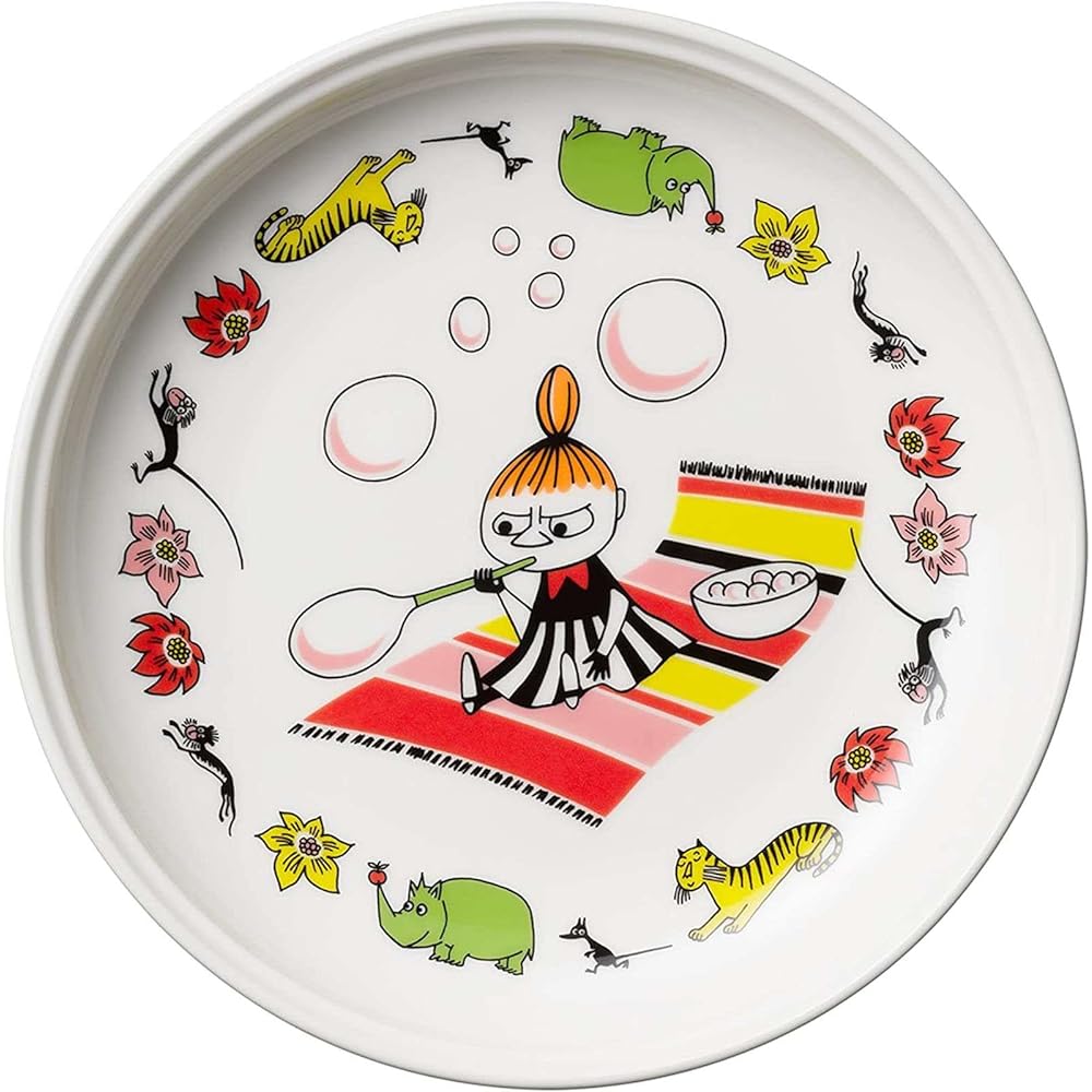 [Regular Imported Goods] Moomin (Moomin by ARABIA) Tableware Set (Mug & Plate) Children Set Chibi My (Boxed) 1023463