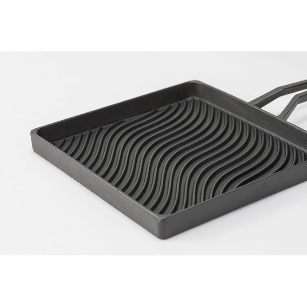 Iwachu Japan Brand Pro Arte Grill Pan Large IH Compatible Nambu Ironware 60006