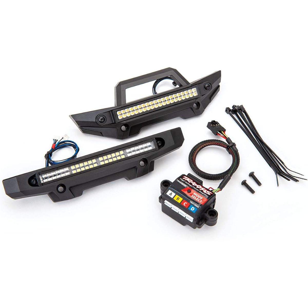 Traxxas 8990 Fully Waterproof LED Light Bar Kit with App Control and Amplifier for 1/10 Scale Maxx RC Monster Truck