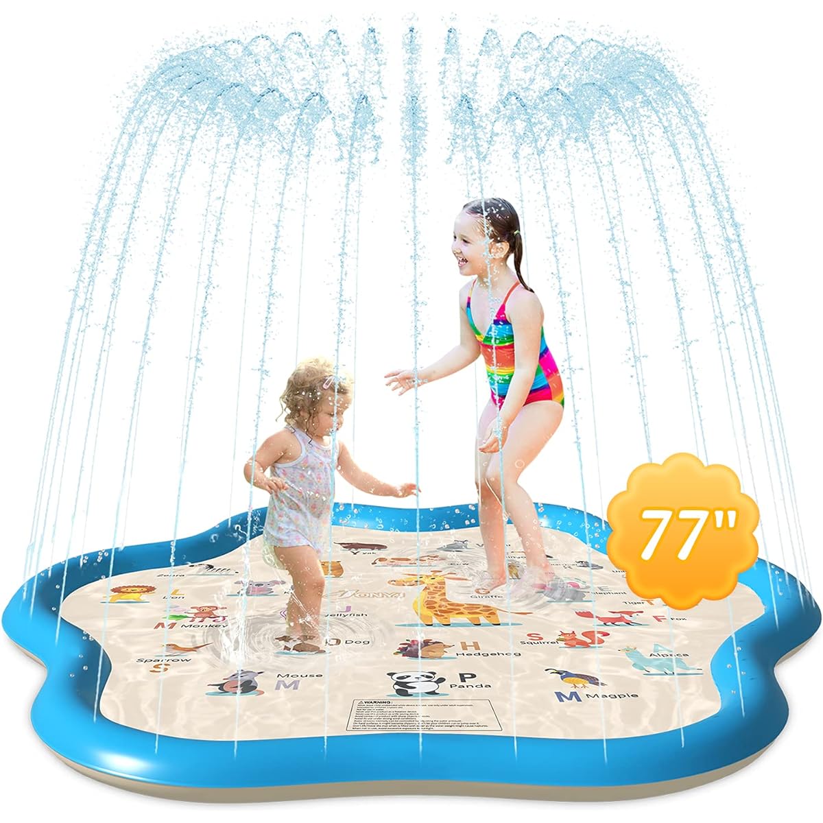 JONYJ Inflatable Splash Pad Sprinkler