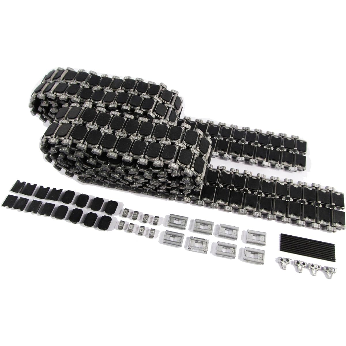 Mato Metal Track Set with Rubber Metal Pad for 1/16 Heng Long 3918-1 American M1A2 Abrams RC Tank
