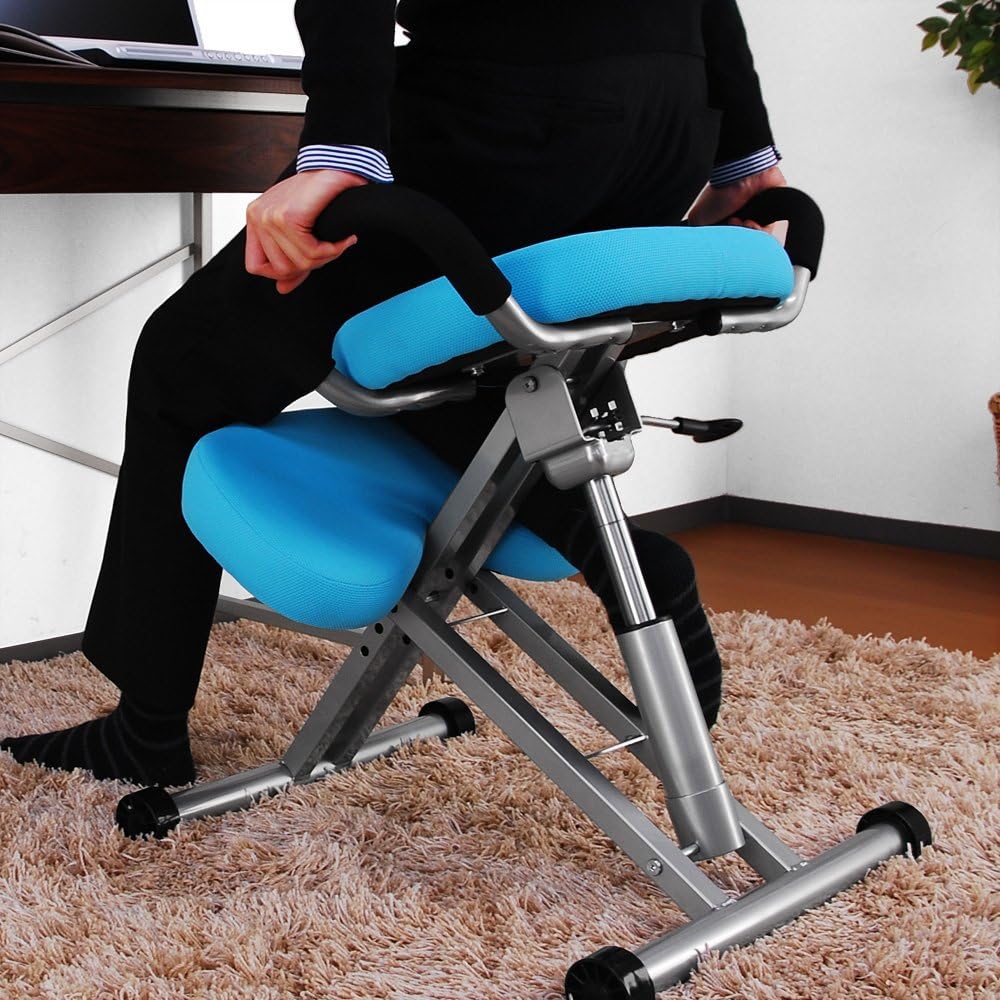Kneeling chair blue RBC-G05AX-BL