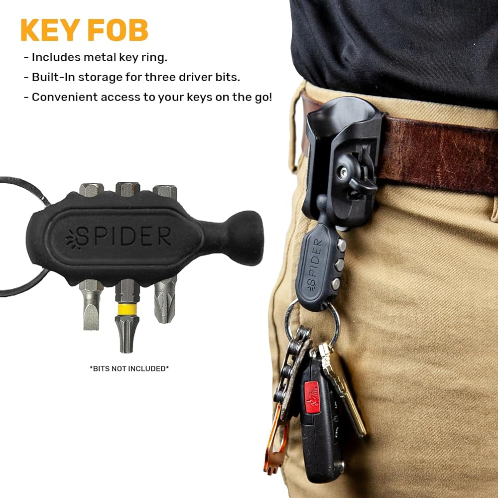 Spider Lifestyle Kit - Carry your water bottle and keys somewhere convenient.