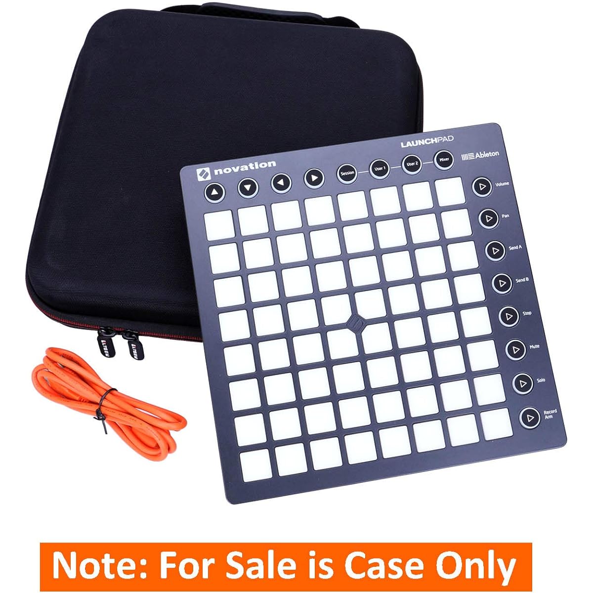 LTGEM Hard Case for Novation Launchpad or Novation Launchpad MK2 / X Grid Ableton Live Controller with 64 RGB Backlit Pad (8x8 Grid)