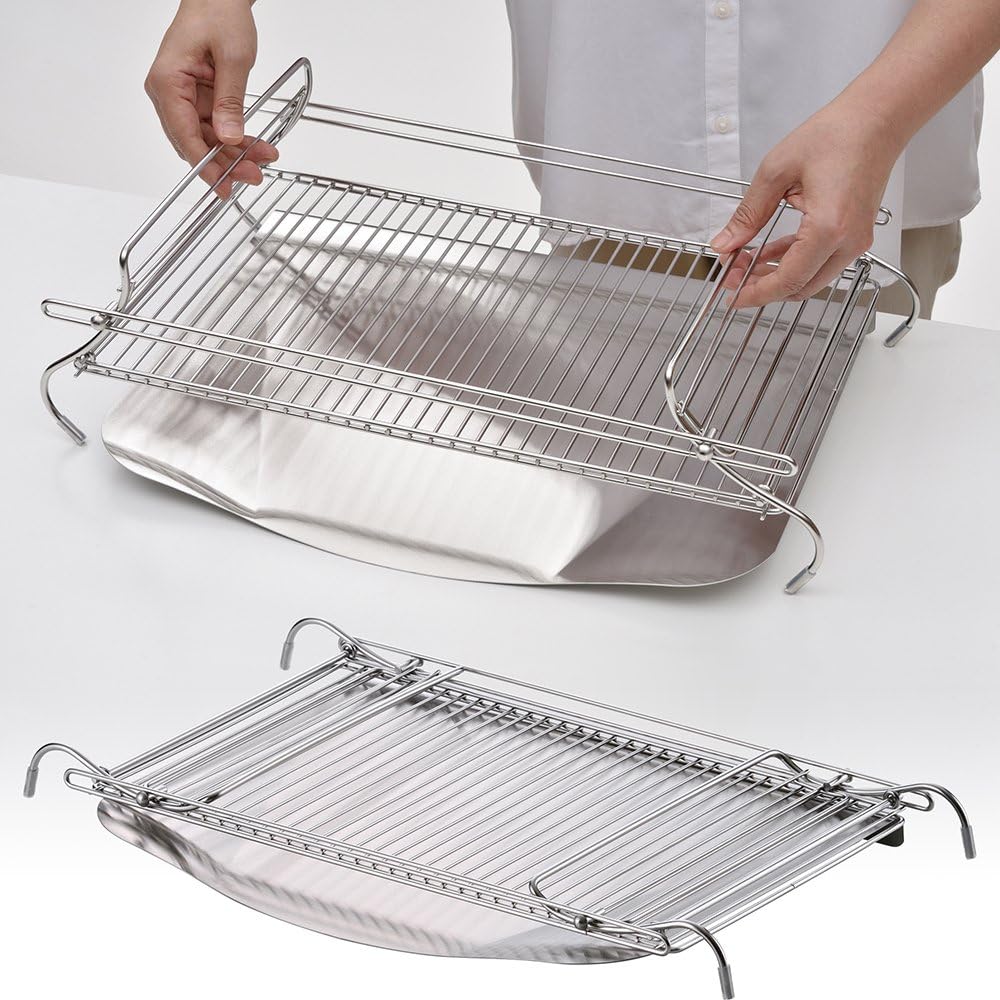 Wahei Phrases Drainer Basket, Water Flowing Tray, Made in Japan