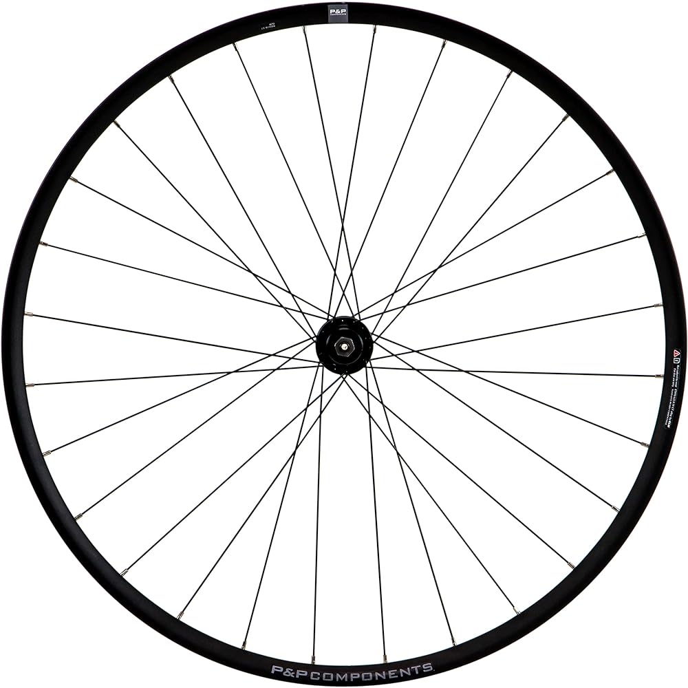 P&P COMPONENTS 700C Front Wheel for Cross Bike Disc Brake WH-A1800RD-F Black