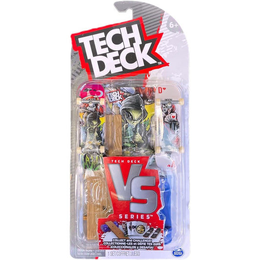 TECH DECK Tech Deck VS Series Sk8shop Mini Skateboard Obstacle & Challenge Set 2022 (DGK - Alien Workshop - Element) (DGK)