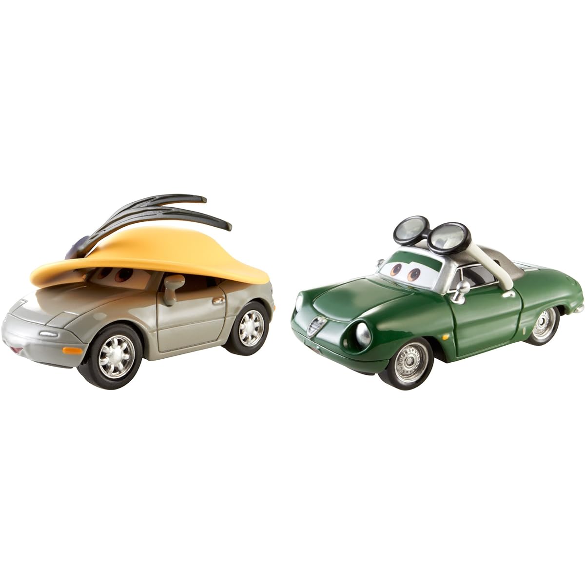 Cars 2014 Mattel Diecast Mini Car World of Cars 2PACK Kimberly Rims & Karinne CAVVY (Race Fans) / MATTEL CARS KIMBERLY RIMS & CARINNE CAVVY (Race Fans) Disney PIXAR