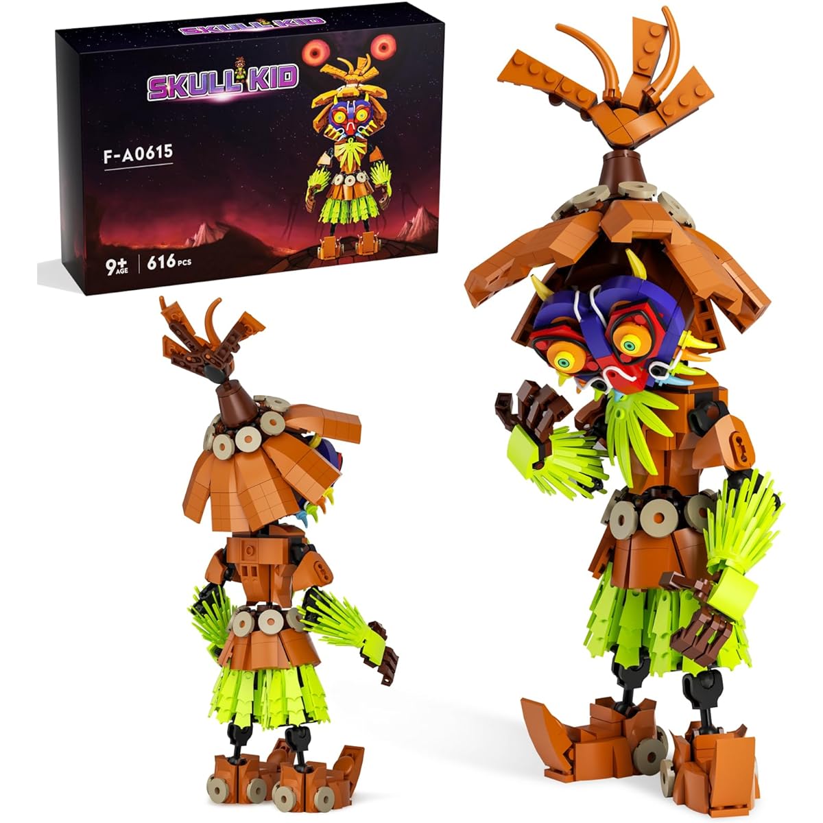 Ubrixmen BOTW Skull Kids Building Blocks Set, Gift for Kids, BOTW Building Set (616 Pieces)