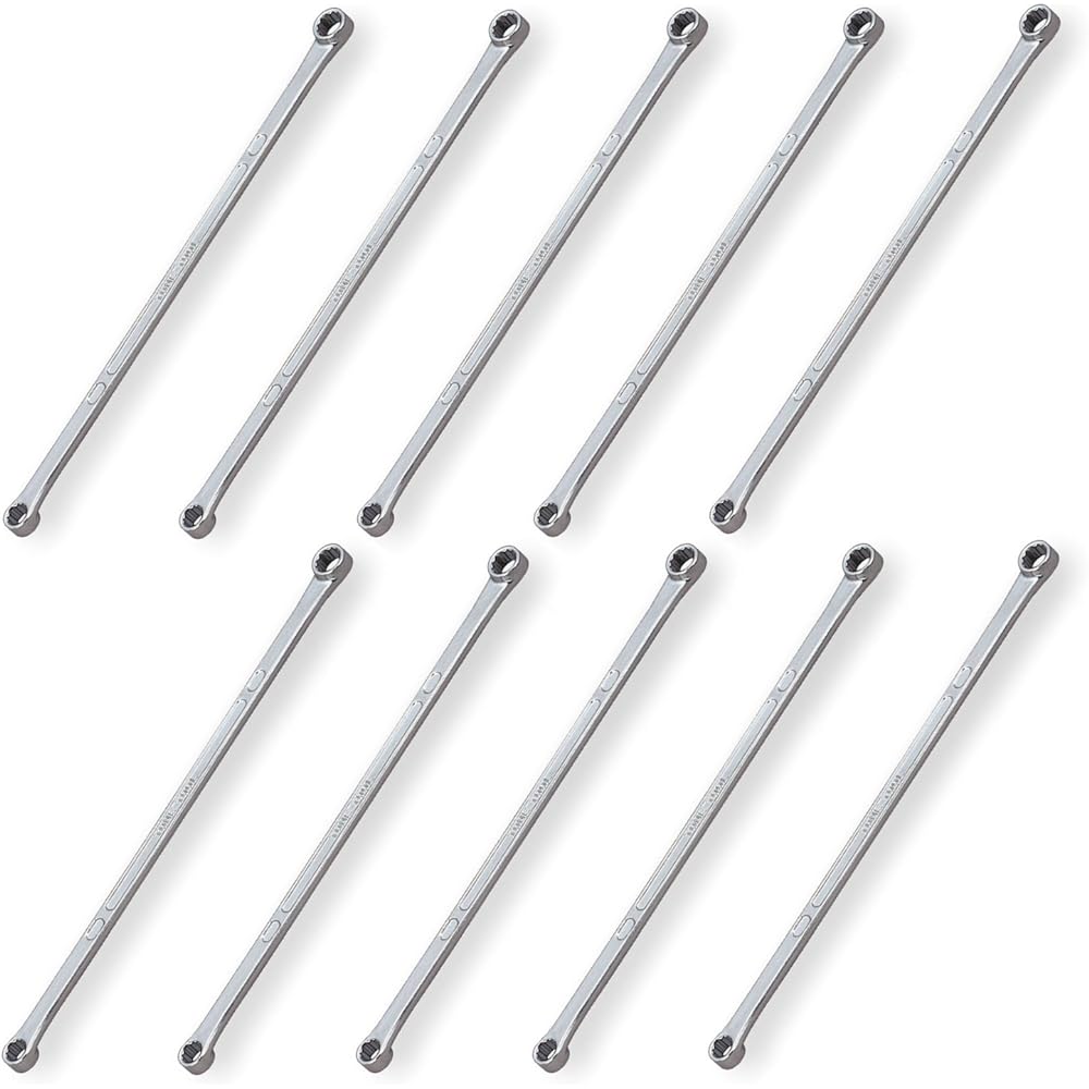 TONE Super Long Box Wrench (Straight) M05-1214-10S Width across flats 12 x 14 mm 10 pieces