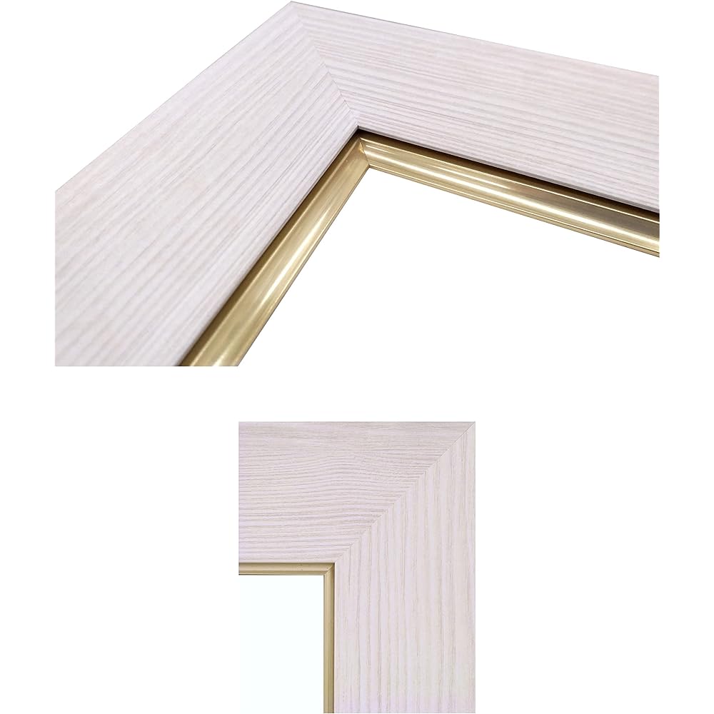 Large Oil Frame 3467 F3 Woody White Acrylic Woody White (White)