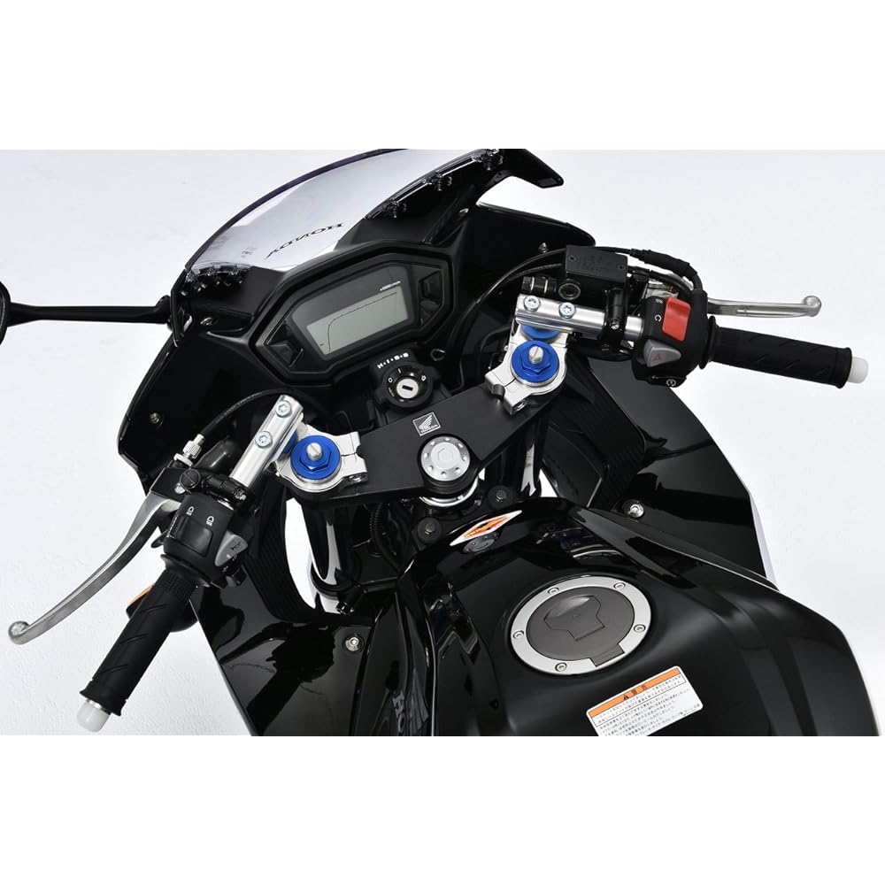 OVER RACING Sports Riding Handle Kit (Handlebar, Handle Clamp, Up Spacer) Silver CBR400R[NC47](13-16) 55-10-11