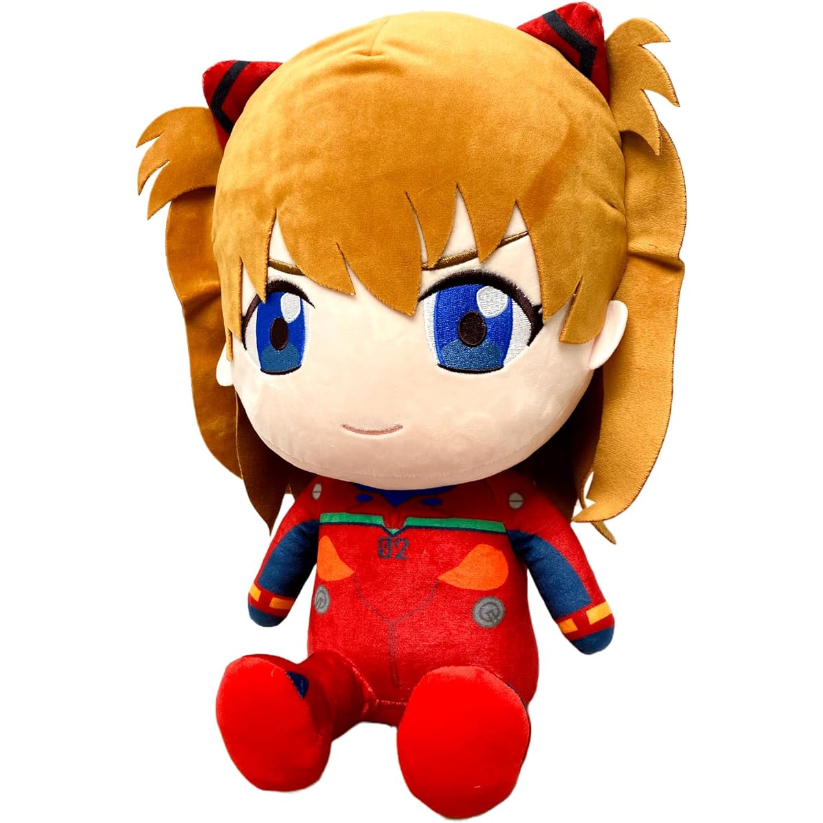 Great Eastern Entertainment Evangelion New Movie - Soryuska Langley Pigsuit Sitting Plush 12" Tall