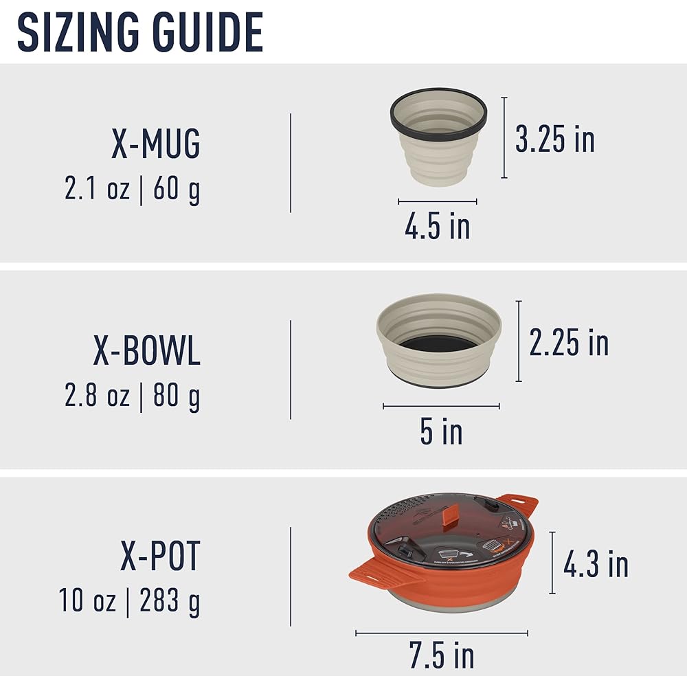 SEA TO SUMMIT Cooker X-Set 21 ST84021 Rust/Sand/Sand