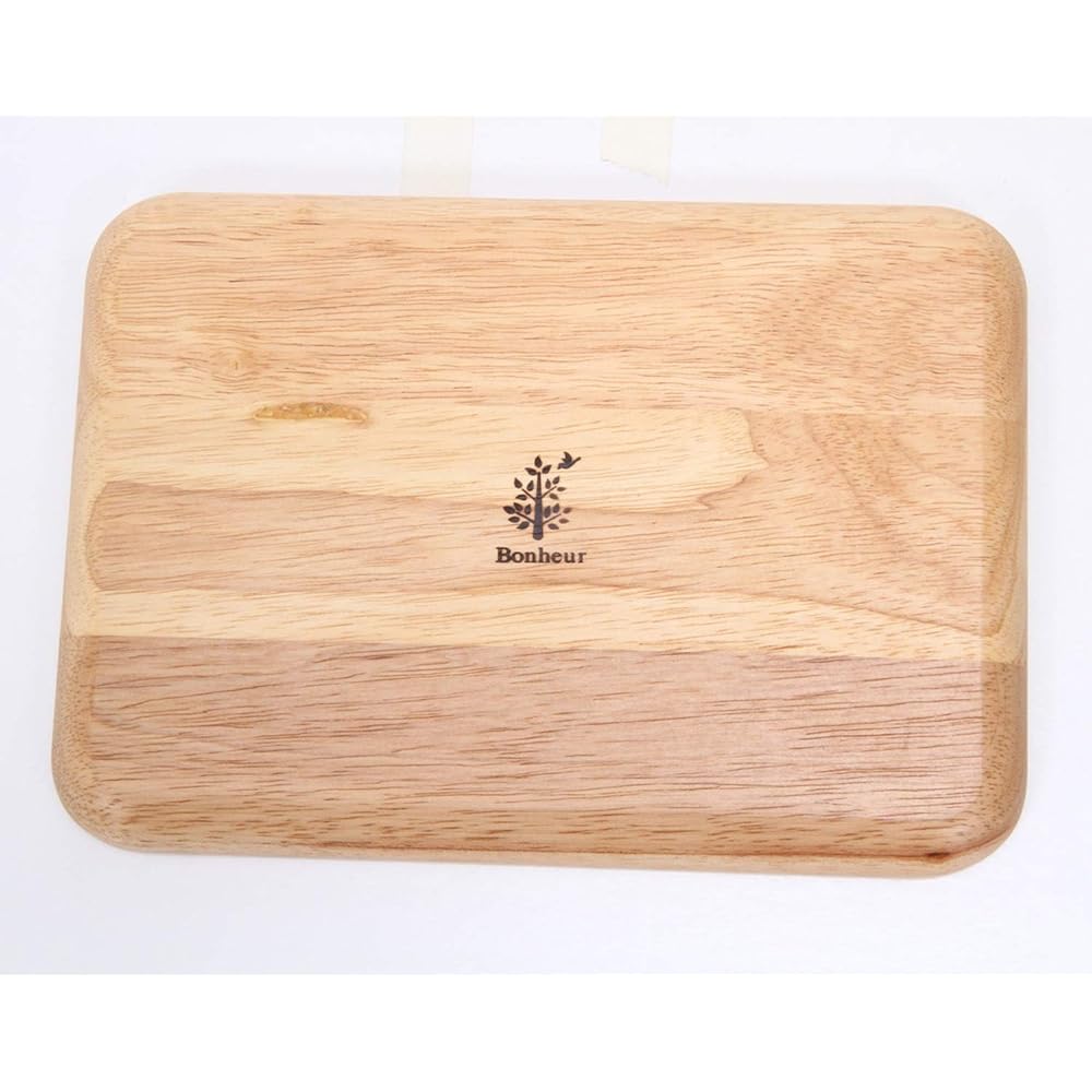 Fujiboeki Lunch Plate Rectangle Plate B Bonheur Natural Width 24 x Depth 17cm Set of 6 24391