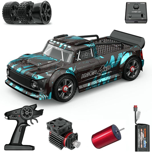Fenamx 4 Brushless Rc Cars 14301 Hyper 4wd Rc Car All Road RC Drift Car Brushless Scale 2.4G 4wd High Speed Electric,Terreneitor 4x4 Caros,1/14 High Speed RC Car Drift for Adults
