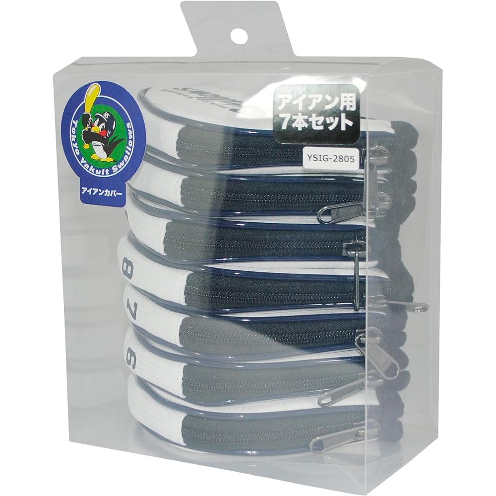 Rezax Tokyo Yakult Swallows Iron Cover Set of 7 White YSIG-2805